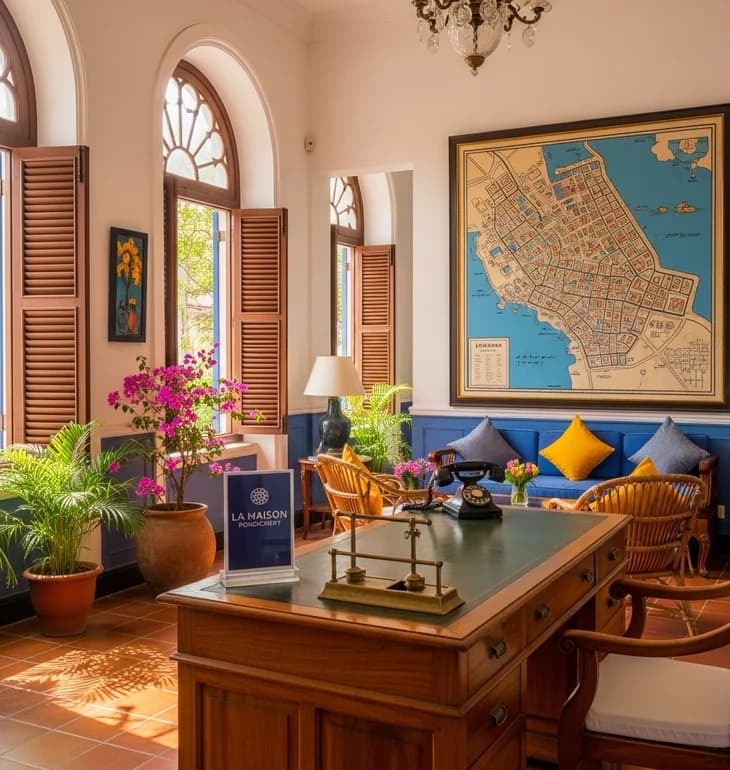 La Maison Pondichéry Heritage Interior