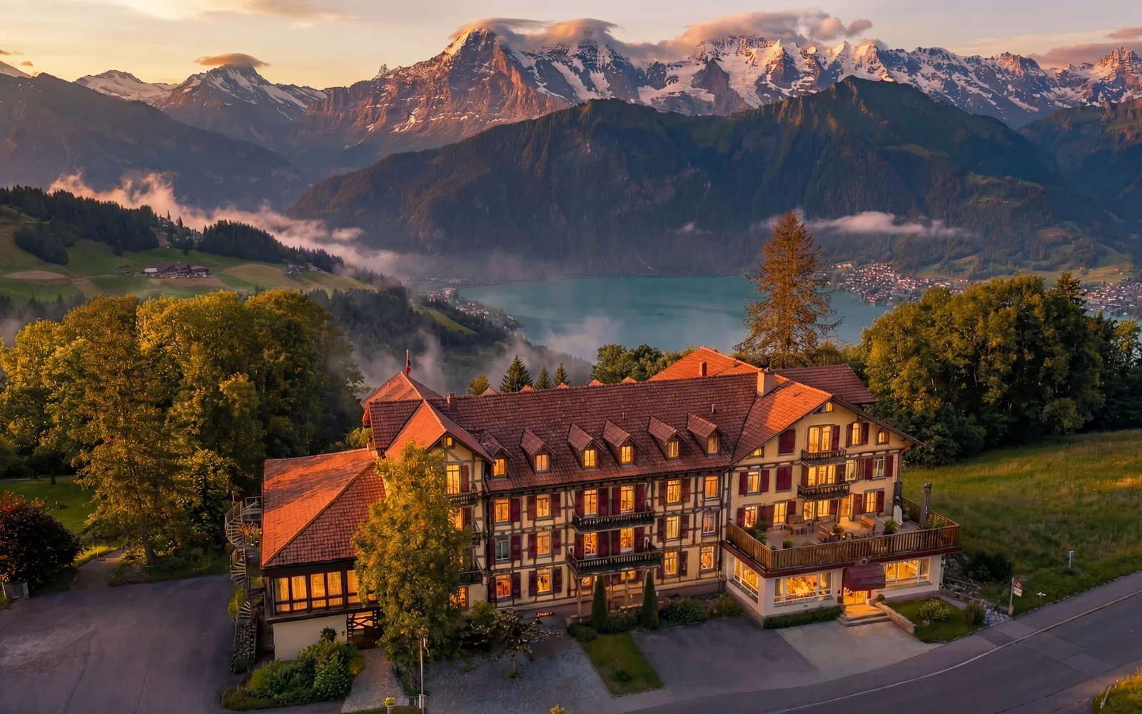 Beatenberg Resort & Spa on its 15-acre alpine estate above Lake Thun